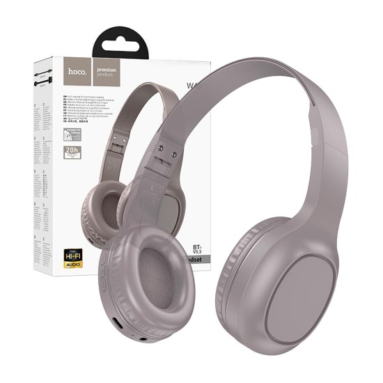 Hoco Wireless Headphones W46 Charm Brown